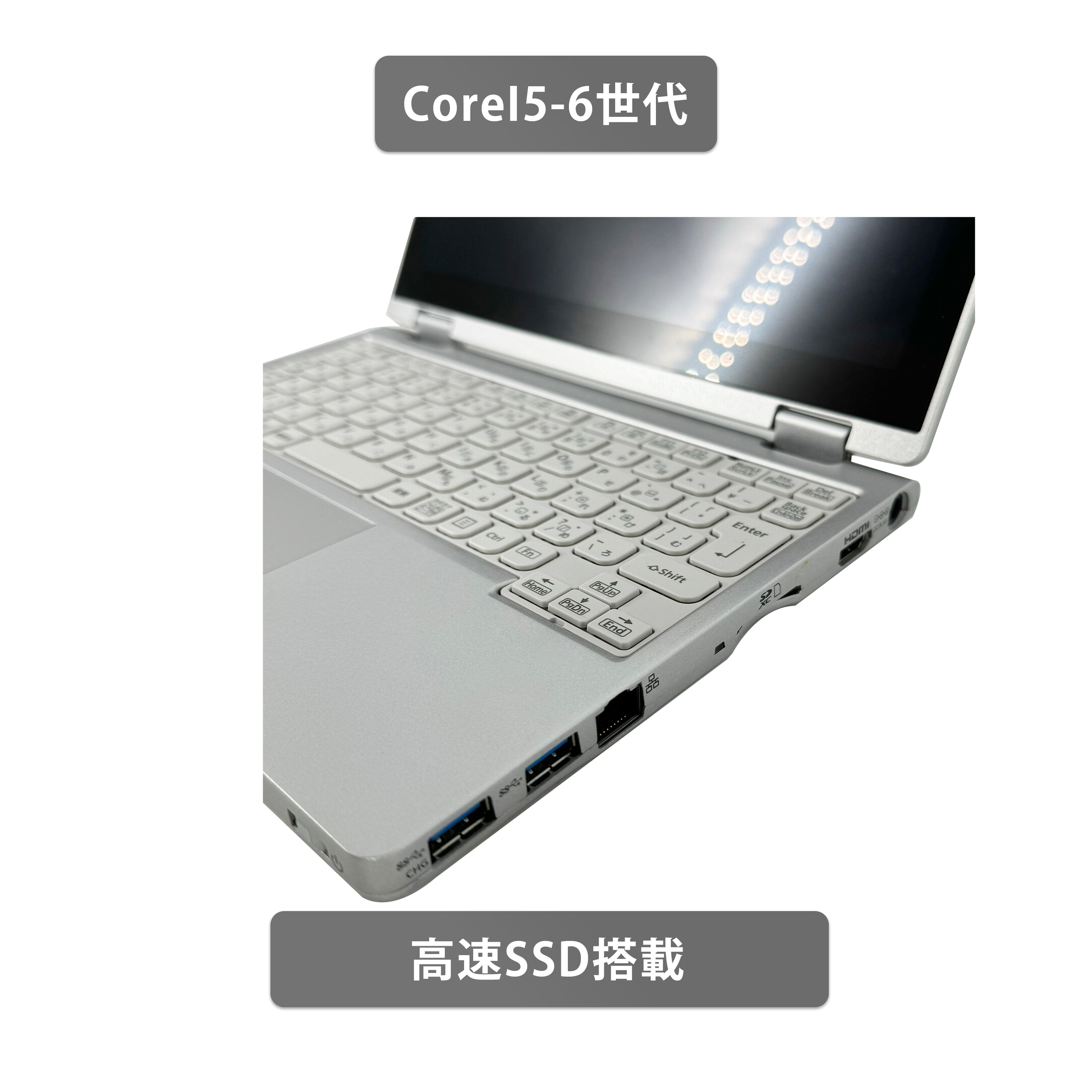 【中古】Panasonic CF-RZ5 i5-6世代ノートパソコン